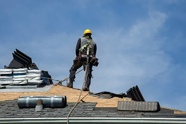 Professional Flat Roof Repair technician working in Livingston, TX